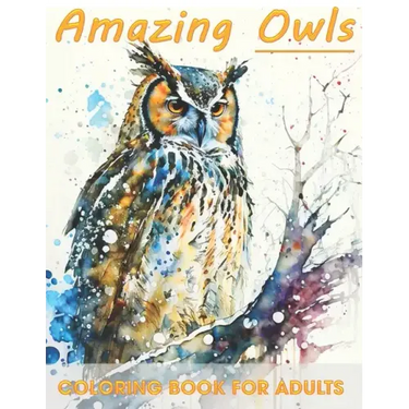 Owl Coloring Book for Adults: Relaxation and Stress Relief For Bird Lovers