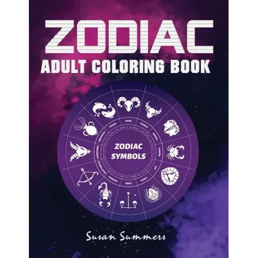 Zodiac Adult Coloring Book: 100 pages Astrology Coloring Book Individual Designs