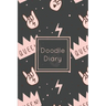 Doodle Diary: Writing Prompts & Blank Lined Drawing Pages, Girls Gift, Notebook, Journal, Book