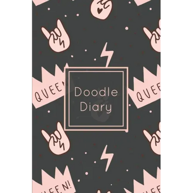 Doodle Diary: Writing Prompts & Blank Lined Drawing Pages, Girls Gift, Notebook, Journal, Book