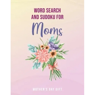 Word Search for Moms: Mother's Day Gift: Large Print - Gifts for Mom & Mothers Day from daughter, from son