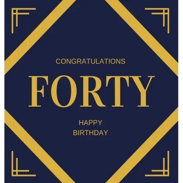 Happy 40th Birthday Guest Book (Hardcover): Happy 40th Birthday Guest book, party and birthday celebrations decor, memory book, 40th birthday, happy b