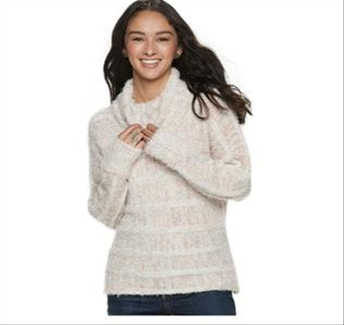 American Rag Juniors' Turtleneck Sweater White by Steals