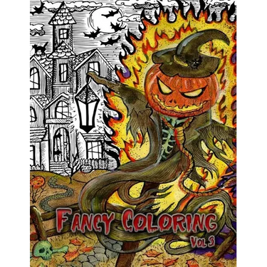 Fancy Coloring: Beauty of Horror Adults Coloring Books