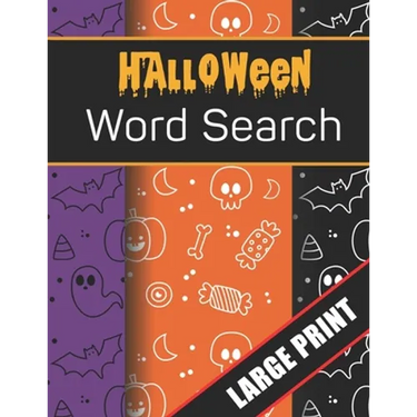 Halloween Word Search Large Print: 96 Word Search Activities for Everyone (Holiday Word Search)