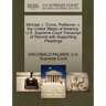 Michael J. Cryne, Petitioner, V. the United States of America. U.S. Supreme Court Transcript of Record with Supporting Pleadings