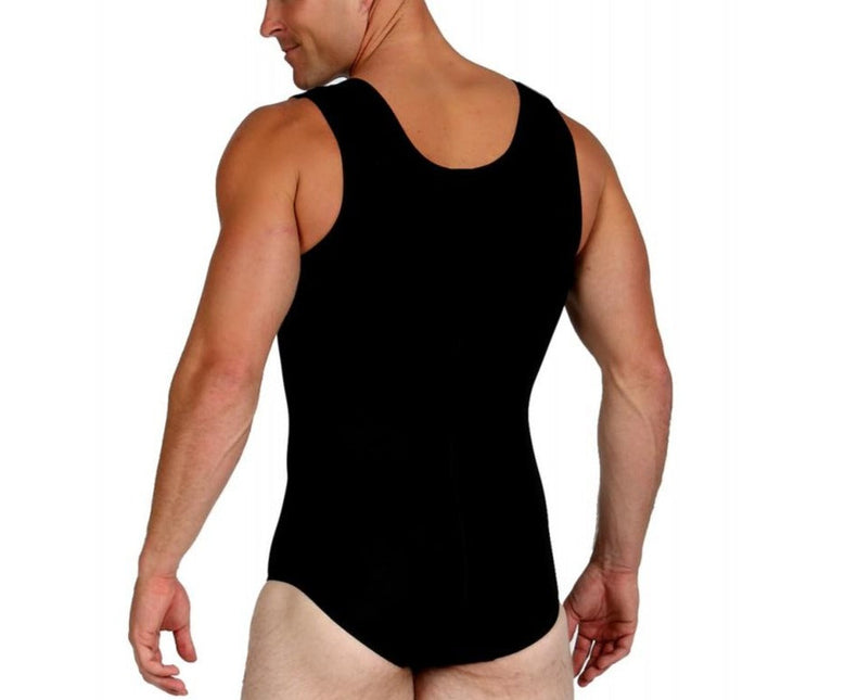 InstantRecoveryMD Men's Compression Post-Surgical Tank Bodysuit W/Front Zipper MD308 by InstantFigure INC