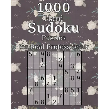 1000 Hard Sudoku Puzzles for Real Professionals: Classic Sudoku - Perfect as a Gift - Sudoku Booklet - incl. Solutions