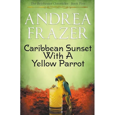 Caribbean Sunset with a Yellow Parrot