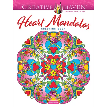 Creative Haven Heart Mandalas Coloring Book