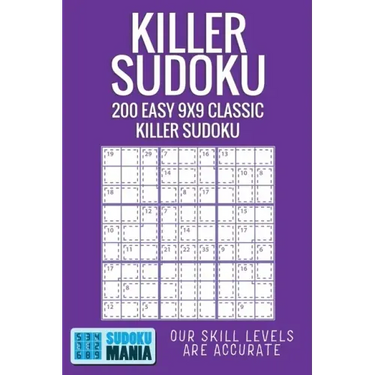 Killer Sudoku: 200 Easy 9x9 Classic Killer Sudoku