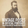 Vintage poses in official portraits