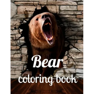 Bear coloring book: A coloring book for adults and kids Bear image design paperback