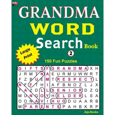 GRANDMA WORD Search Book: 150 puzzles for your brain workout.