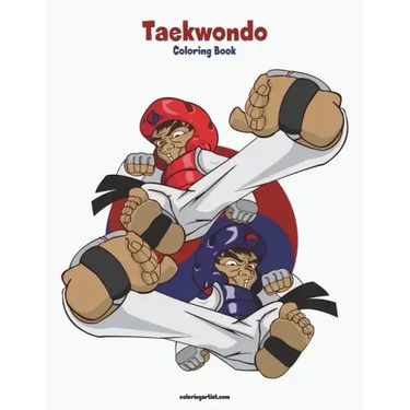 Taekwondo Coloring Book 1