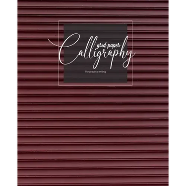 Calligraphy grid paper For practice writing: Calligraphy Paper Sheets Alphabets Practice Hand Writing, Dot Grid, for Beginners