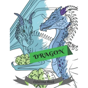 Dragon Coloring Book: Adult Colouring Fun, Stress Relief Relaxation and Escape