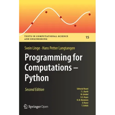 Programming for Computations - Python: A Gentle Introduction to Numerical Simulations with Python 3.6