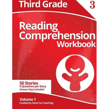 Third Grade Reading Comprehension Workbook: Volume 1