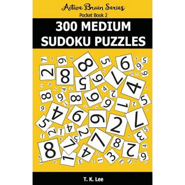 300 Medium Sudoku Puzzles: Active Brain Series Pocket Book