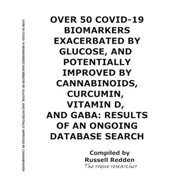 Over 50 Covid-19 Biomarkers Exacerbated by Glucose, and Potentially Improved by Cannabinoids, Curcumin, Vitamin D, and Gaba: Results of an Ongoing Dat