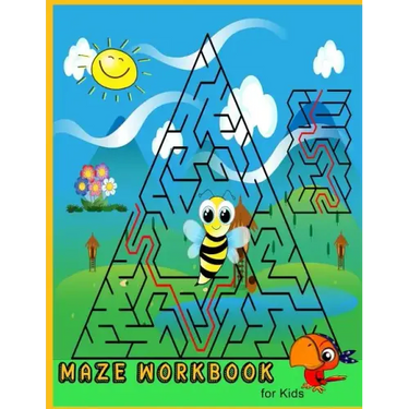 Maze Workbook for kids: Activity book for children age 4-8, Game book