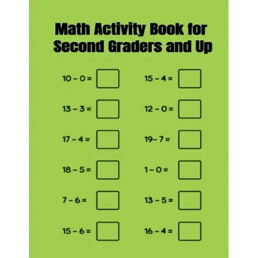 Math Activity Book for Second Graders and Up