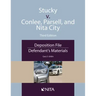 Stucky V. Conlee, Parsell, and Nita City: Deposition File, Defendant's Materials