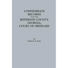 Confederate Records from the Jefferson County, Georgia, Court of Ordinary