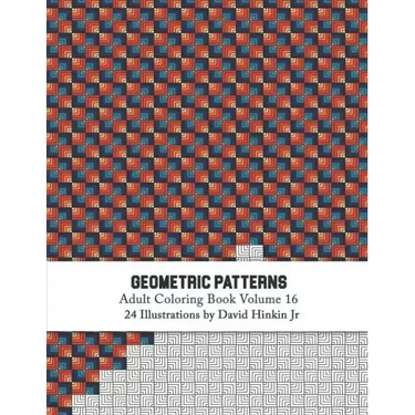 Geometric Patterns - Adult Coloring Book Vol. 16