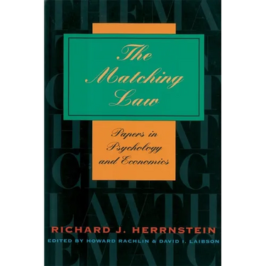 The Matching Law: Papers in Psychology and Economics