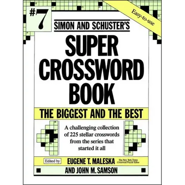 Simon & Schuster Super Crossword Puzzle Book #7