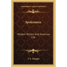 Spokesmen: Modern Writers and American Life