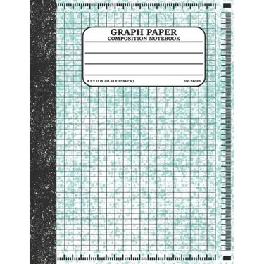 Graph Paper Composition Notebook: Math and Science Lover Graph Paper Cover Watercolor (Quad Ruled 4 squares per inch, 100 pages) Birthday Gifts For Ma
