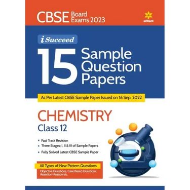 CBSE Board Exams 2023 I-Succeed 15 Sample Question Papers CHEMISTRY Class 12th
