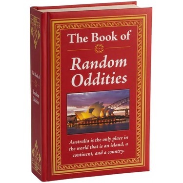 The Book of Random Oddities: Big Book of Words, Language & Etymology Fascinating Facts & Wordplay Hardcover Gift for Trivia Buffs, Word Lovers, Adults