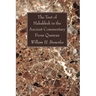 The Text of Habakkuk in the Ancient Commentary From Qumran