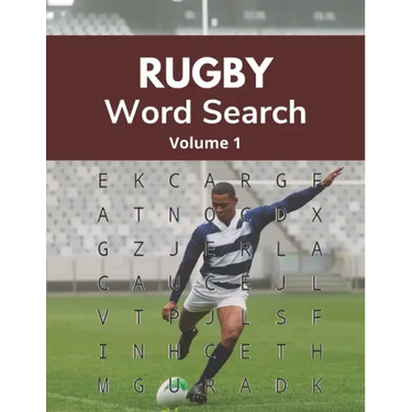 Rugby Word Search (Volume 1): Large Print Puzzle Book for Adult and Teenage Rugby Union Fans