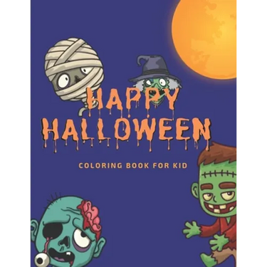 Happy Halloween: coloring book for kid