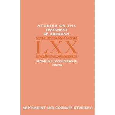 Studies on the Testament of Abraham
