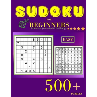 Sudoku for beginners: Easy Sudoku Puzzles with Solutions for Beginners
