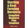 Starting a Goat Farming Business: Complete Business Plan Template