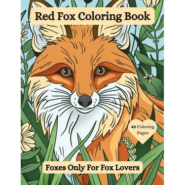 Red Fox Coloring Book: Foxes Only For Fox Lovers