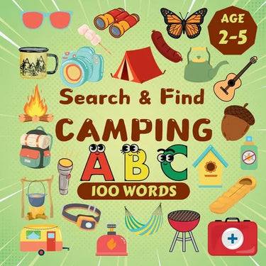 Search & Find Camping: A Fun Search & Find Activity Book for Toddlers and Kids 2-6 Years Old