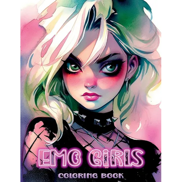 Emo Girls: Coloring Book
