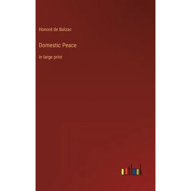 Domestic Peace: in large print
