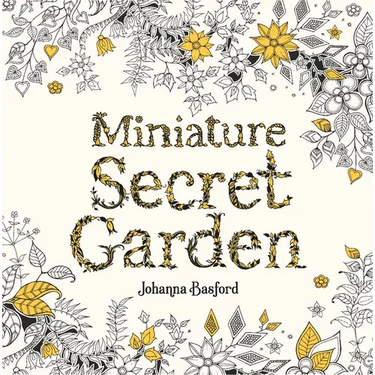 Miniature Secret Garden: A Pocket-Sized Coloring Book for Adults
