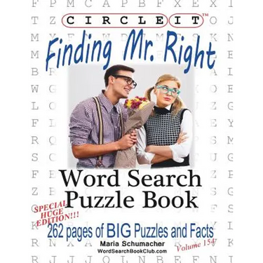 Circle It, Finding Mr. Right, Large Print, Word Search, Puzzle Book