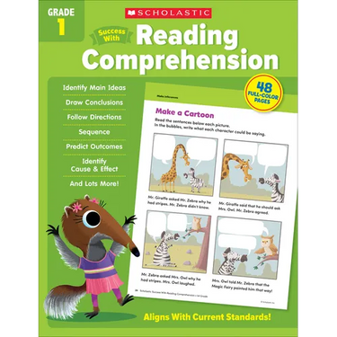 Scholastic Success with Reading Comprehension Grade 1 Workbook