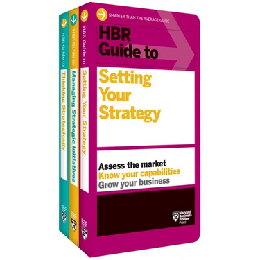 HBR Guides to Building Your Strategic Skills Collection (3 Books)